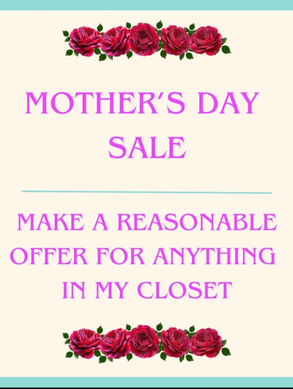 🌸 MOTHER'S DAY SALE — SHOP MY CLOSET NOW! 🌸